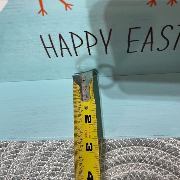 Easter Wooden Serving Tray with Handles NWT - Picture 5 of 6